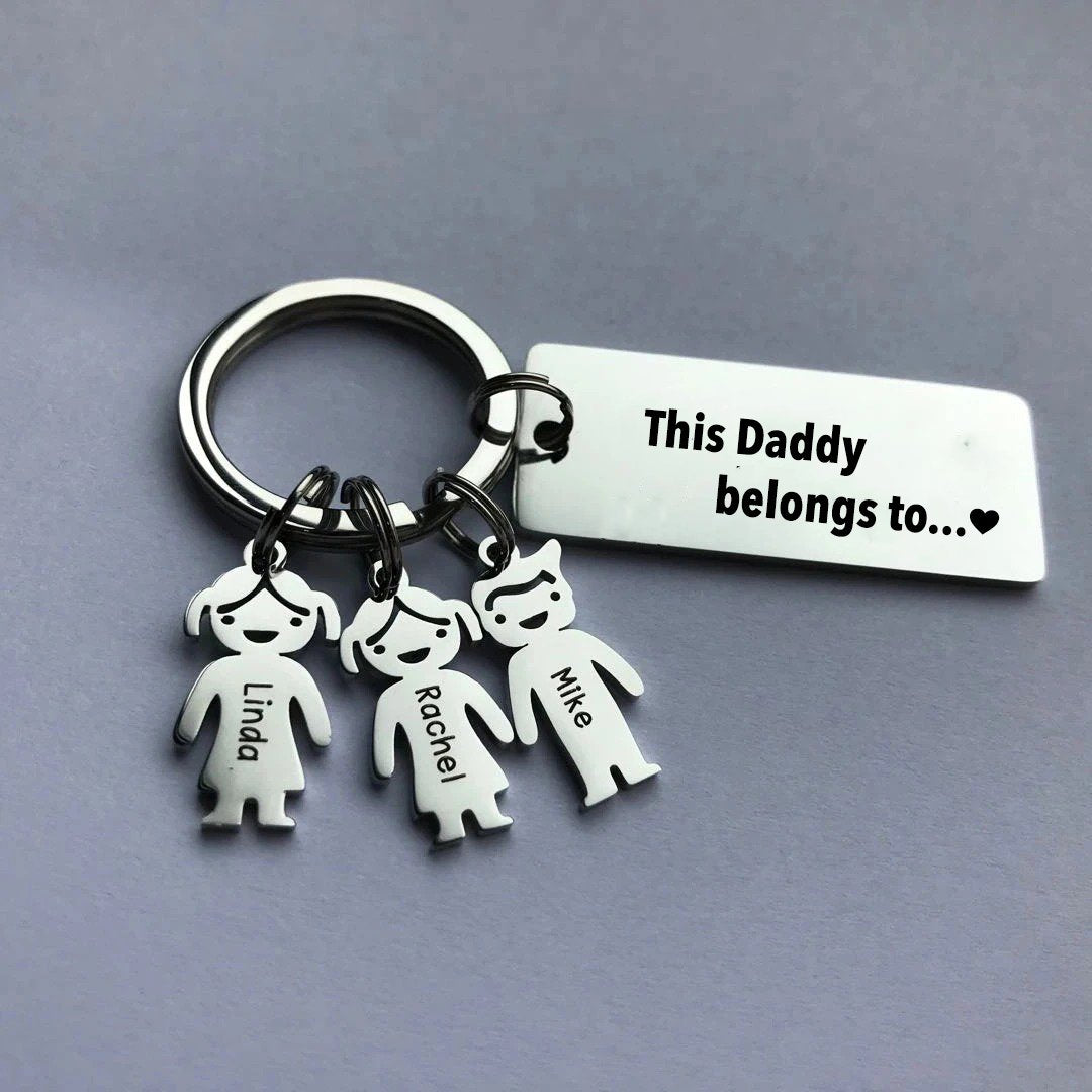 Personalized Family Name Keychain