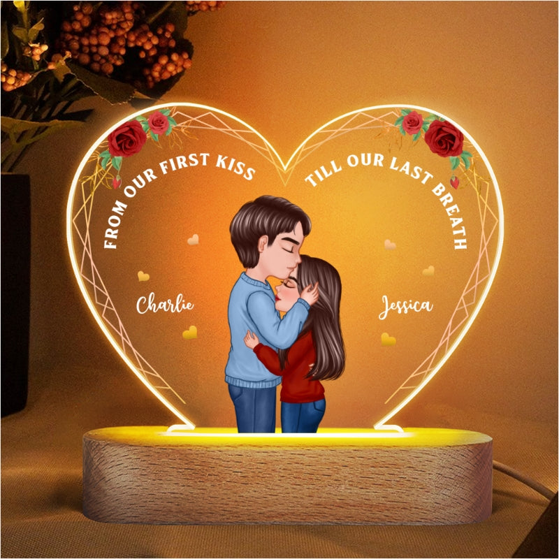 Couple From Our First Kiss Valentine‘s Day Gift For Him Gift For Her -