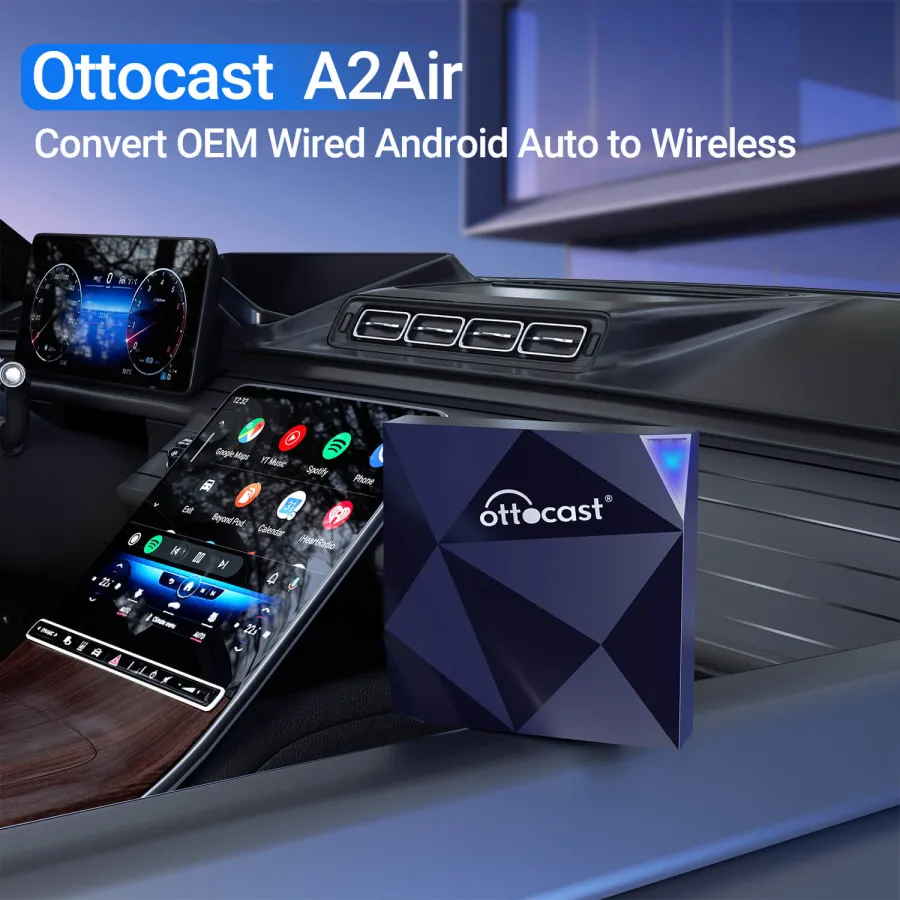 🔥Today's Save $60. Limited stock.🔥A2Air Pro Wireless Android Auto Adapte