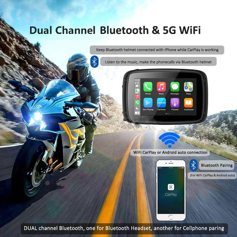 (LIMITED TIME SPECIAL $60 OFF)-CarPlay Lite Motorcycle Wireless GPS Adapter
