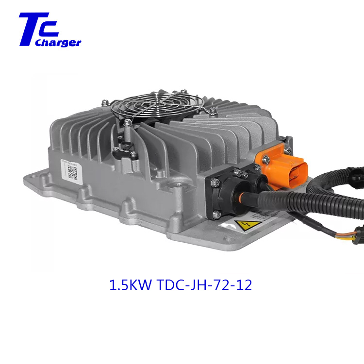 TC Charger 1.5KW 14V · 9-15V · 110A · 72V Enforce Air Cooling DC To DC On-board Battery Charger