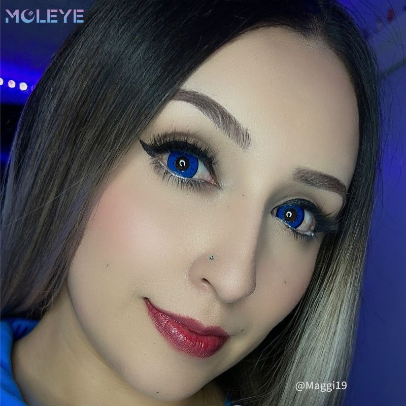 Blue Cosplay Contacts – MCLEYE