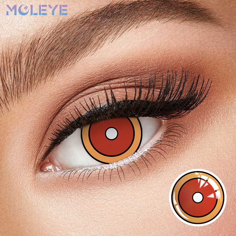 MCLEYE Demon Slayer Kyojuro Rengoku Yearly Cosplay Contact Lenses