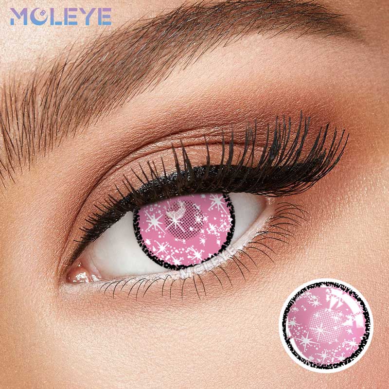MCLEYE Glitter Force Glitter Lucky Yearly Cosplay Contact Lenses