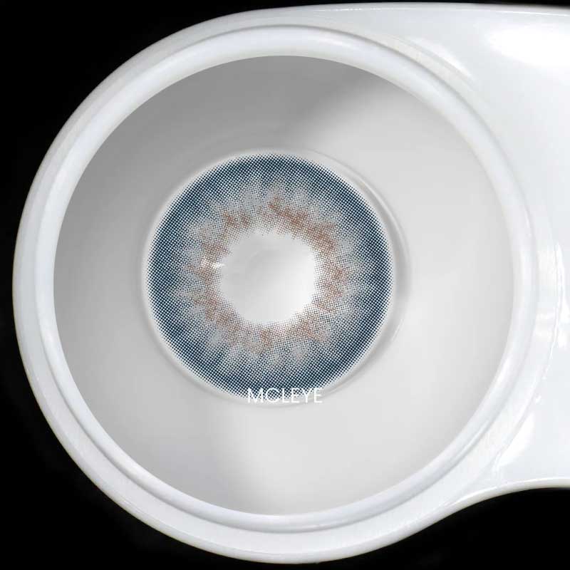 MCLEYE Heirloom Iris Blue Yearly Colored Contact Lenses-MCLEYE