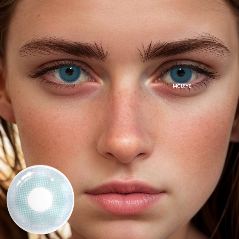 MCLEYE Jelly Blue Yearly Colored Contact LensesMCLEYE