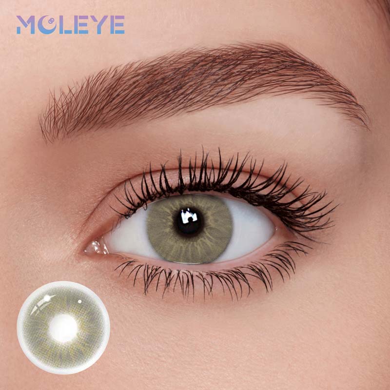 MCLEYE Lassie Light Brown Yearly Colored Contact Lenses