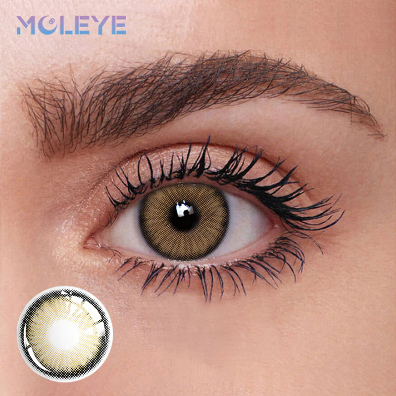 MCLEYE Mirage Brown Yearly Colored Contact Lenses