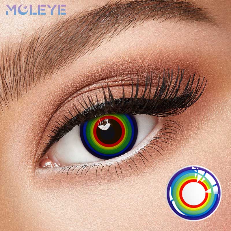 MCLEYE Neon Light Yearly Cosplay Contact Lenses