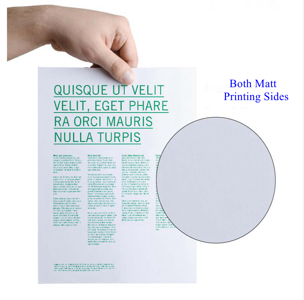 100 Sheets Thin Matte Presentation Paper Photo Double Sided 8.5x11 / 11x17 / 13x19  35lbs 130gsm Laser & Inkjet Printer Uinkit