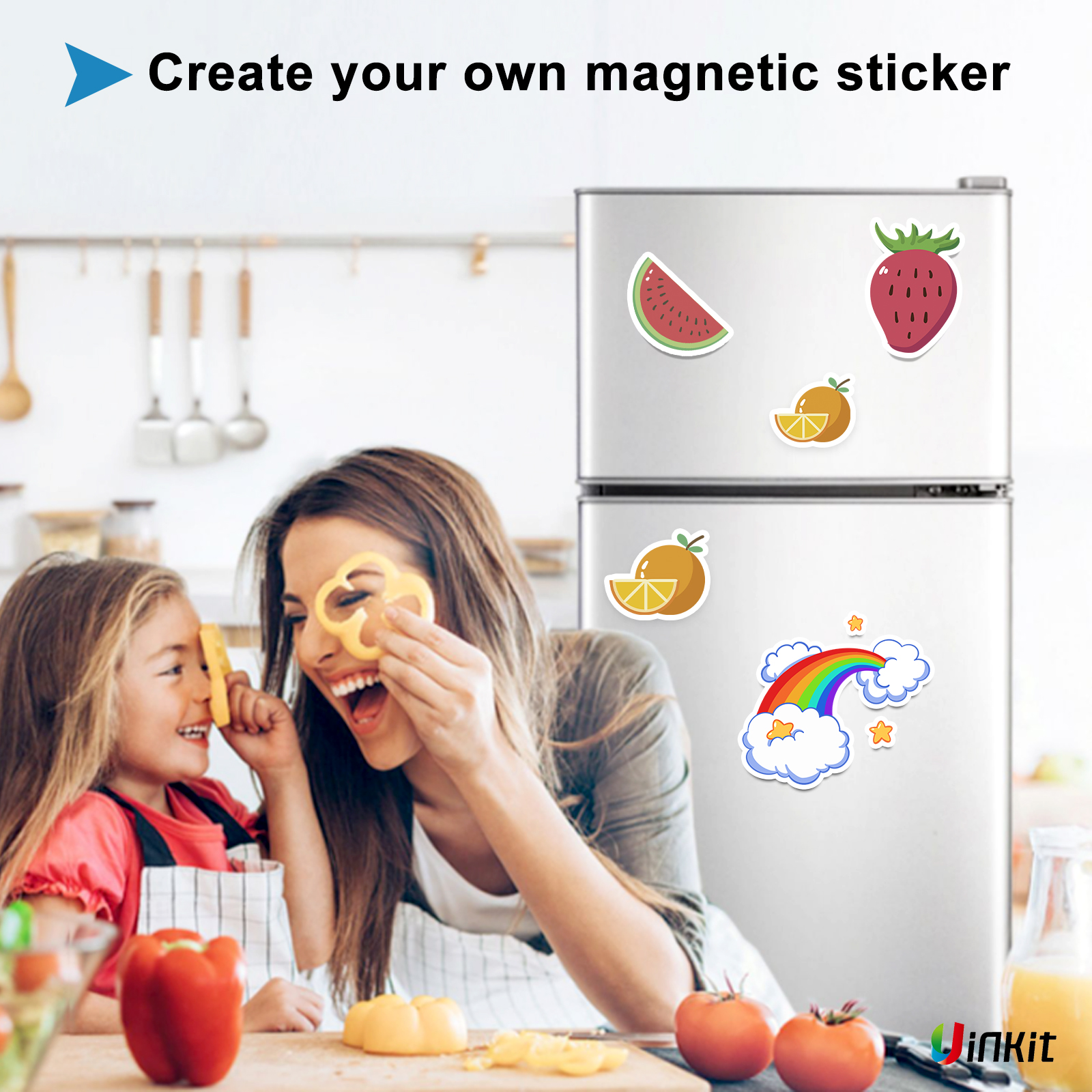 Happyline Printable Magnetic Sheets Non Adhesive 8.5 x 11