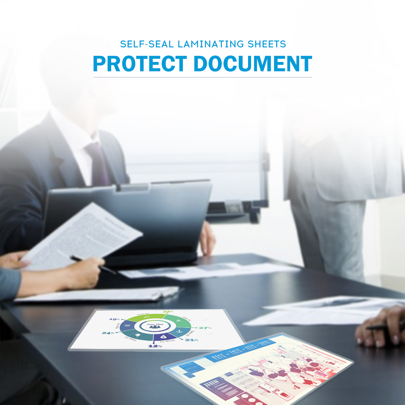 Uinkit Self Sealing Laminating Pouches Self Adhesive Laminating Sheets  2.6x3.9 / 10 x11.5 Size 10Mil Thick Gloss Finish No Machine Need (2.6x3.9Inchesx50Pack)