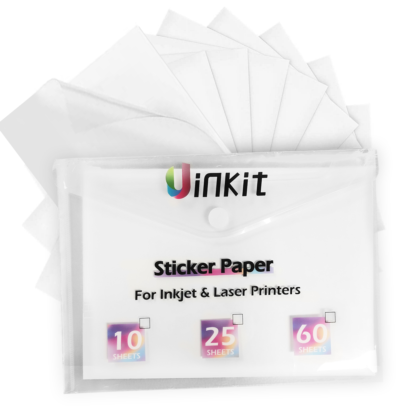 Uinkit 9 Sheets Printable Magnetic sheets Non Adhesive 13.5mil 8.5  x 11 inches Letter Size Thick Magnet Glossy Photo Paper for Inkjet Printers  : Office Products