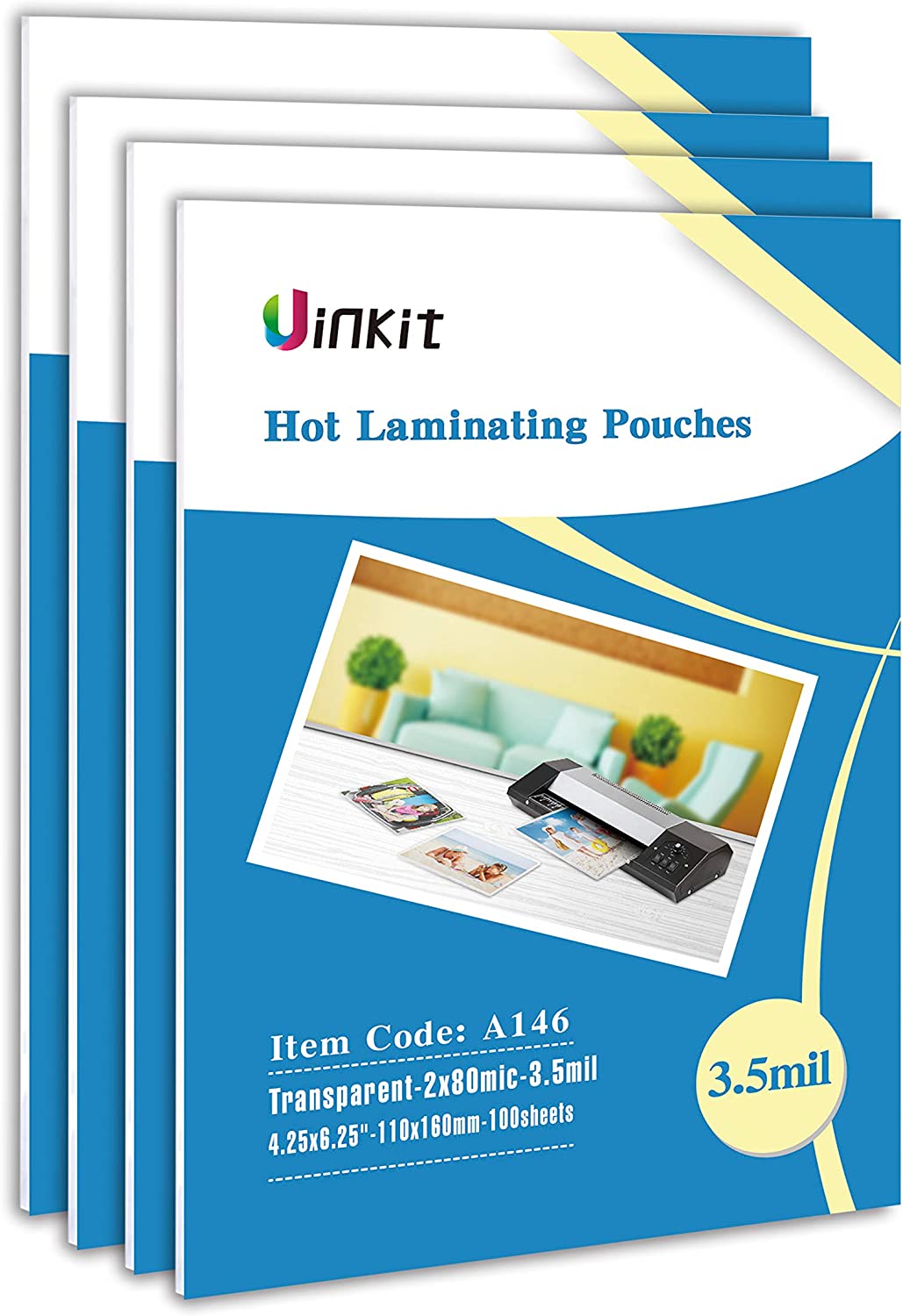 Uinkit Laminating Pouches 11.5x17.5inches for Sealed 11x17inches Menu 