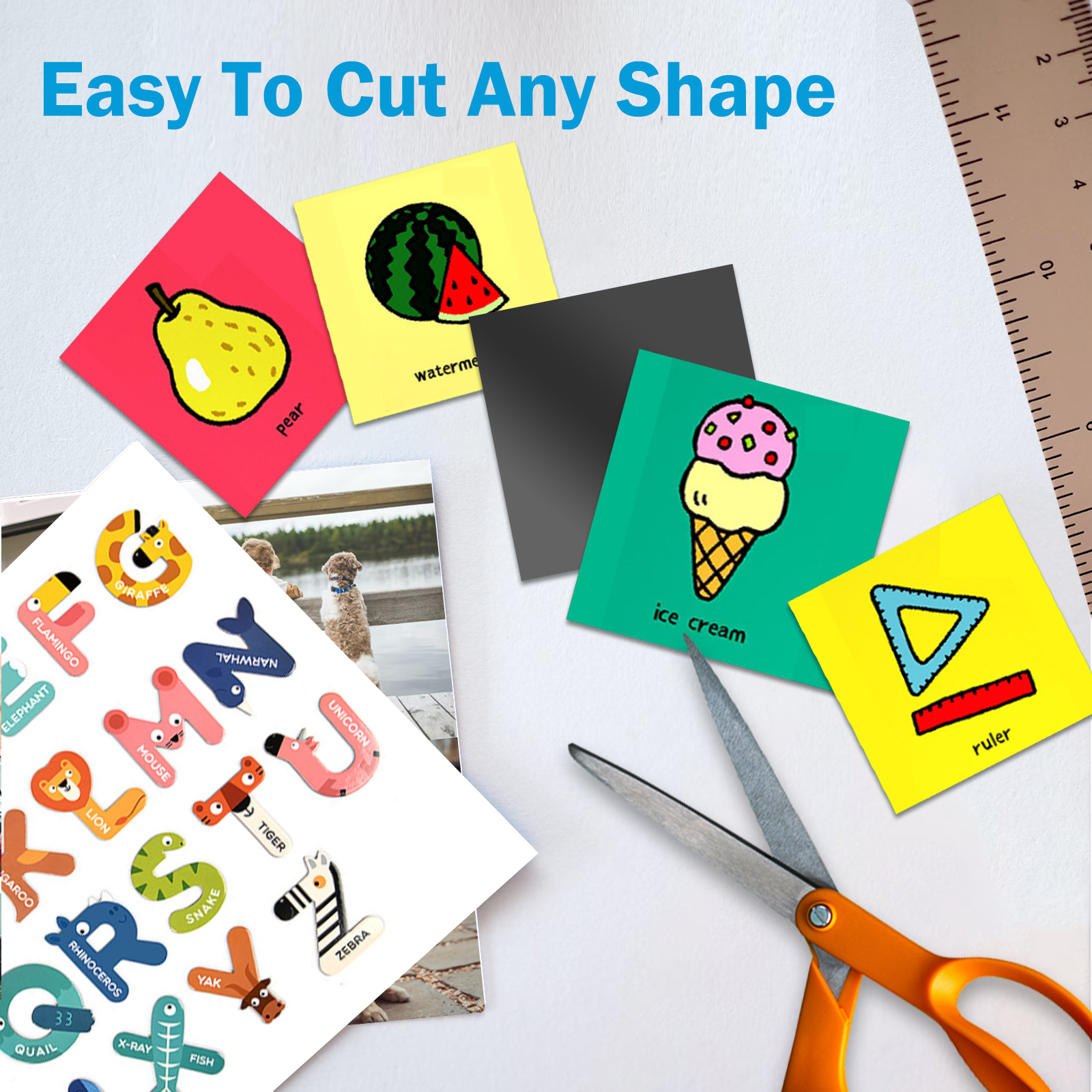 Inkjet Printable Magnet Sheets With Gloss Finish For Personalized Designs,  Signs or Graphics On Any Magnetic Receptive Surface (Pkg/5) 