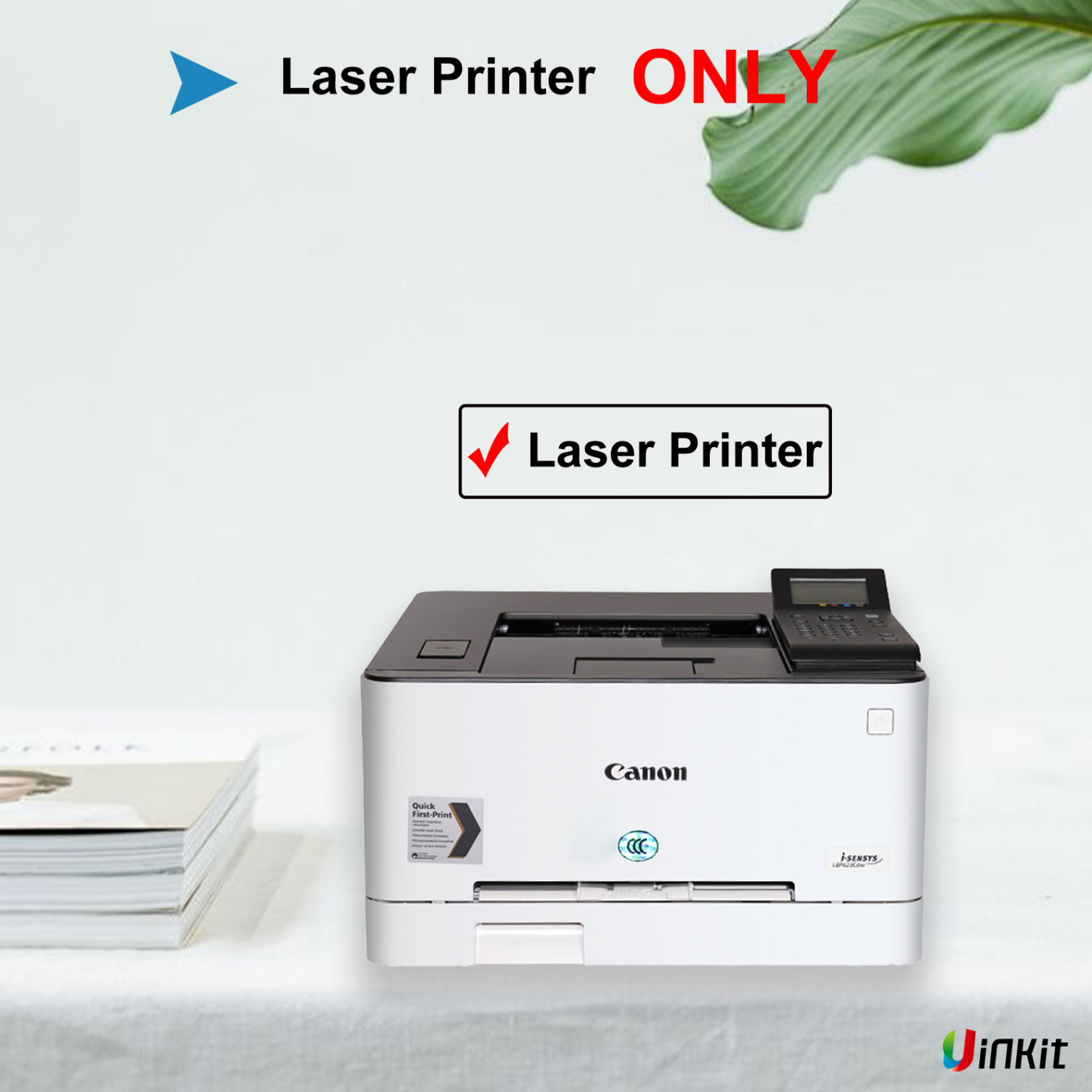 Uinkit 100 Clear Vinyl Sticker For Laser Printer