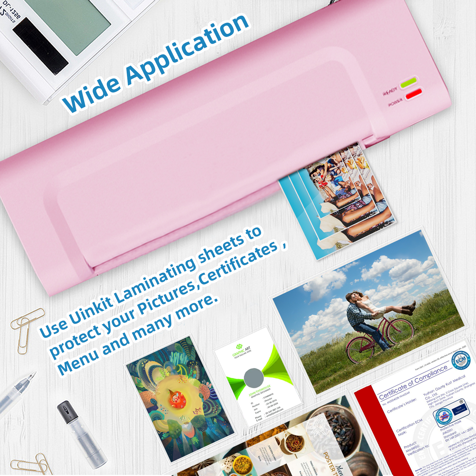 Uinkit Hot Thermal Laminating Pouches 5Mil Thick  11.5x17.5 inches  For Sealed 11x17 "  50 Pack 