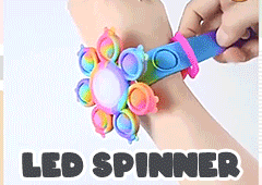spinning pop bubble bracelet