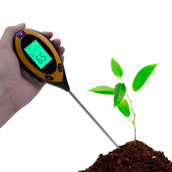 Garden Soil Tester - Ph, Moisture, Temperature and Light (4-in-1)