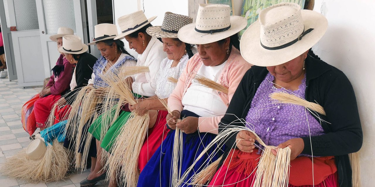 Handwoven Toquilla Straw Hat in Muir