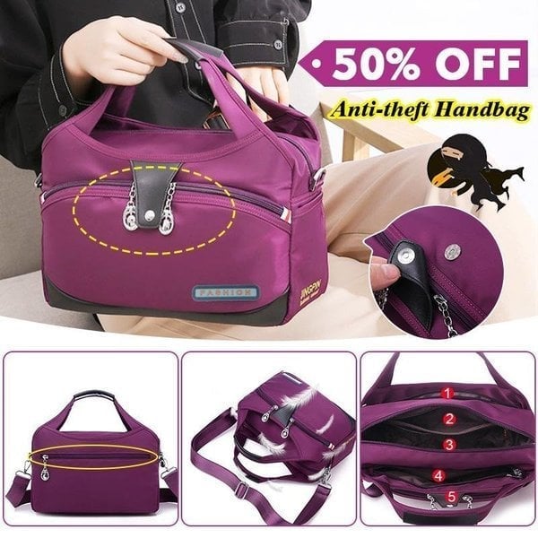 Chrismas Sale 50% Off - Fashion Anti-theft Handbag