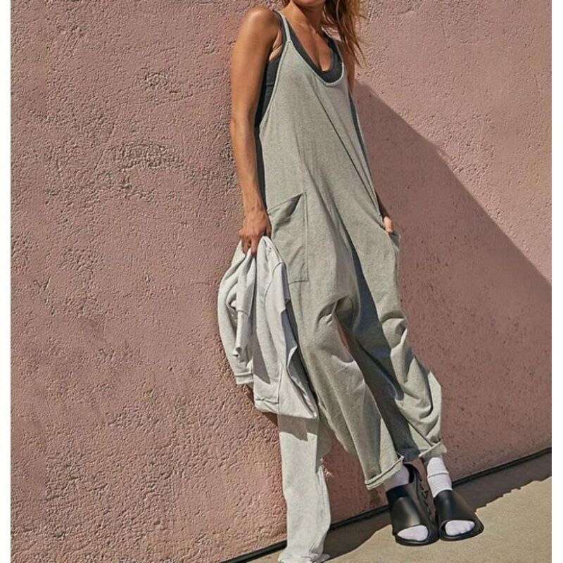 🔥 HOT SALES 50% OFF 🔥 Wide Leg Jumpsuit with Pockets