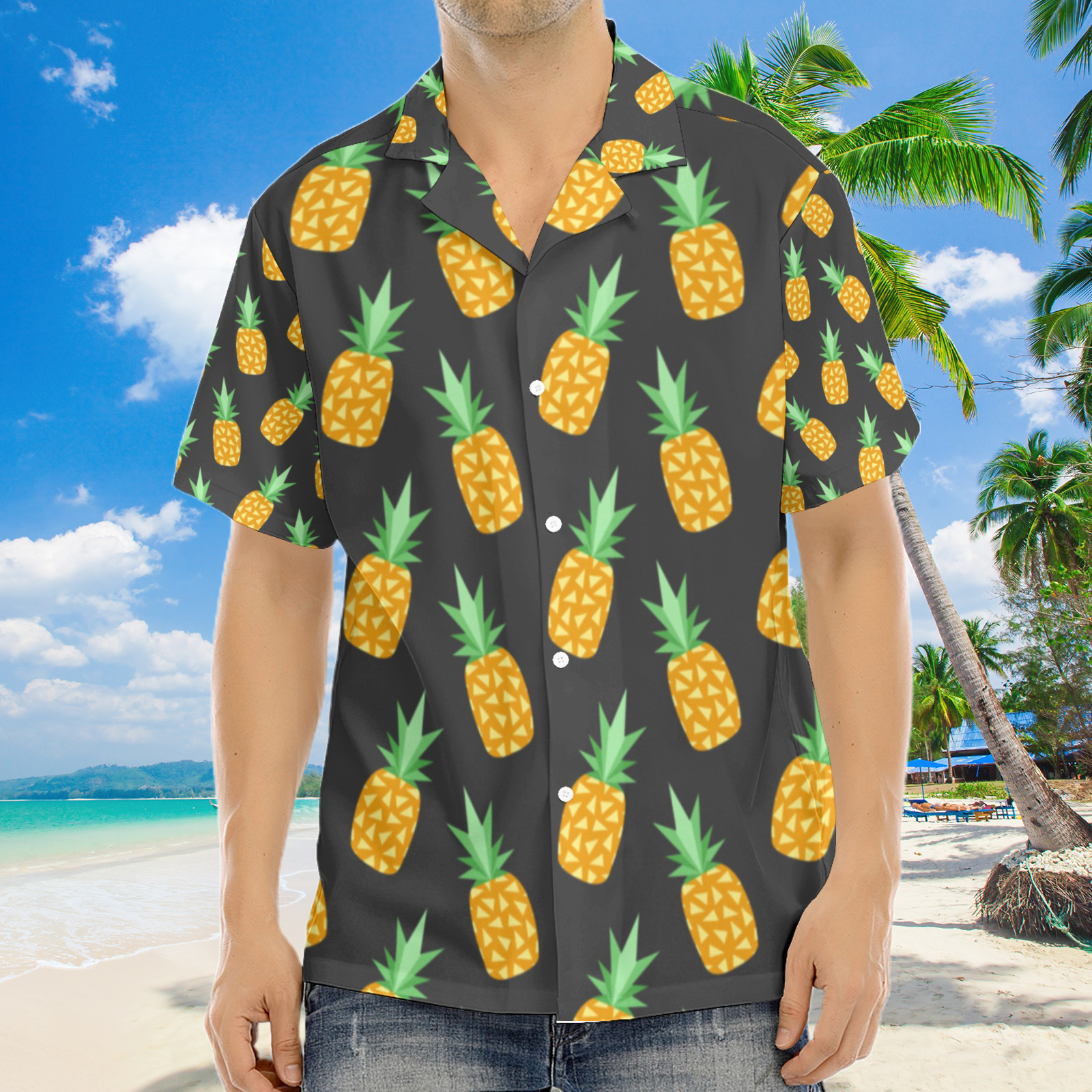 Camicia 2025 con ananas