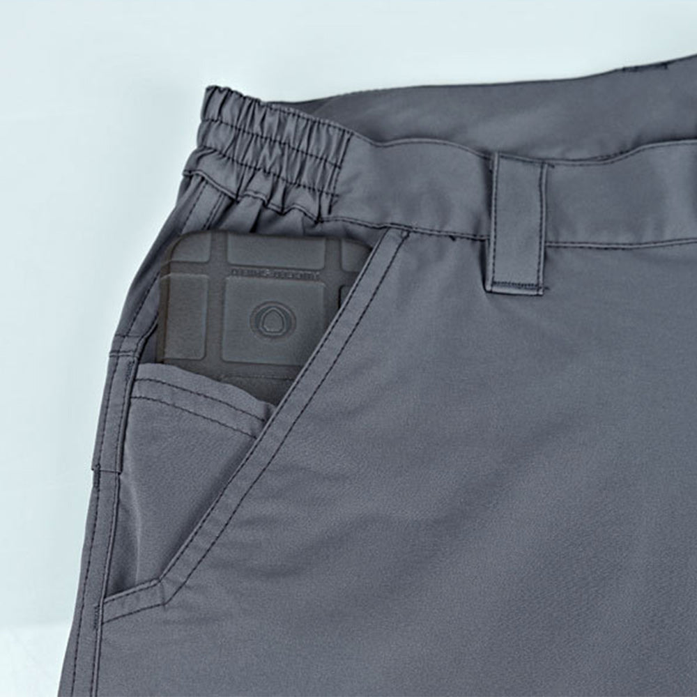 New Men's Solid Color Stretch Cargo Pants