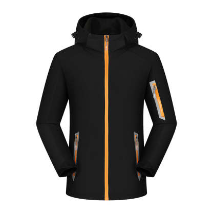 Fleece-lined outdoor reflective jacket