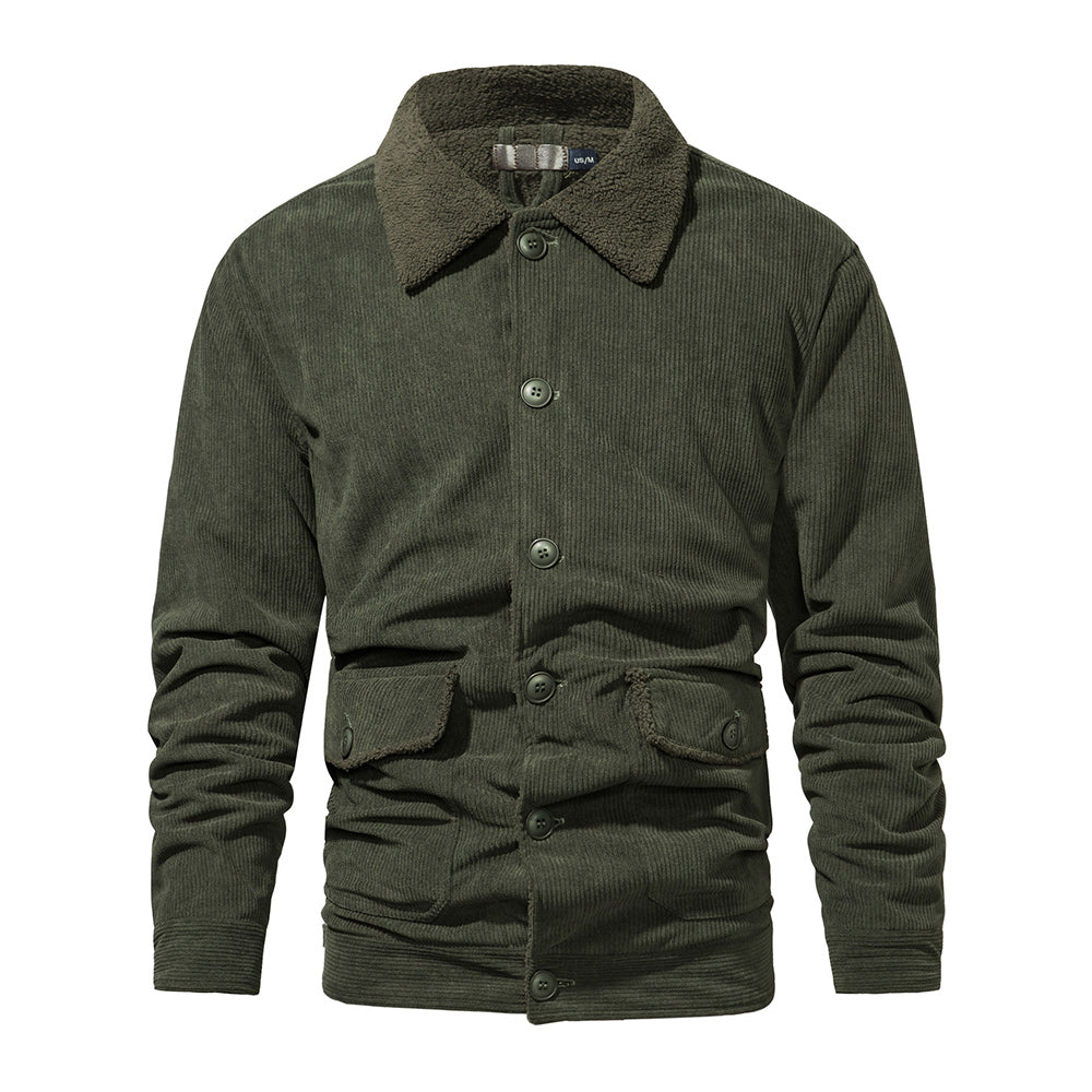Men's Corduroy Sherlock Lapel Loose Jacket