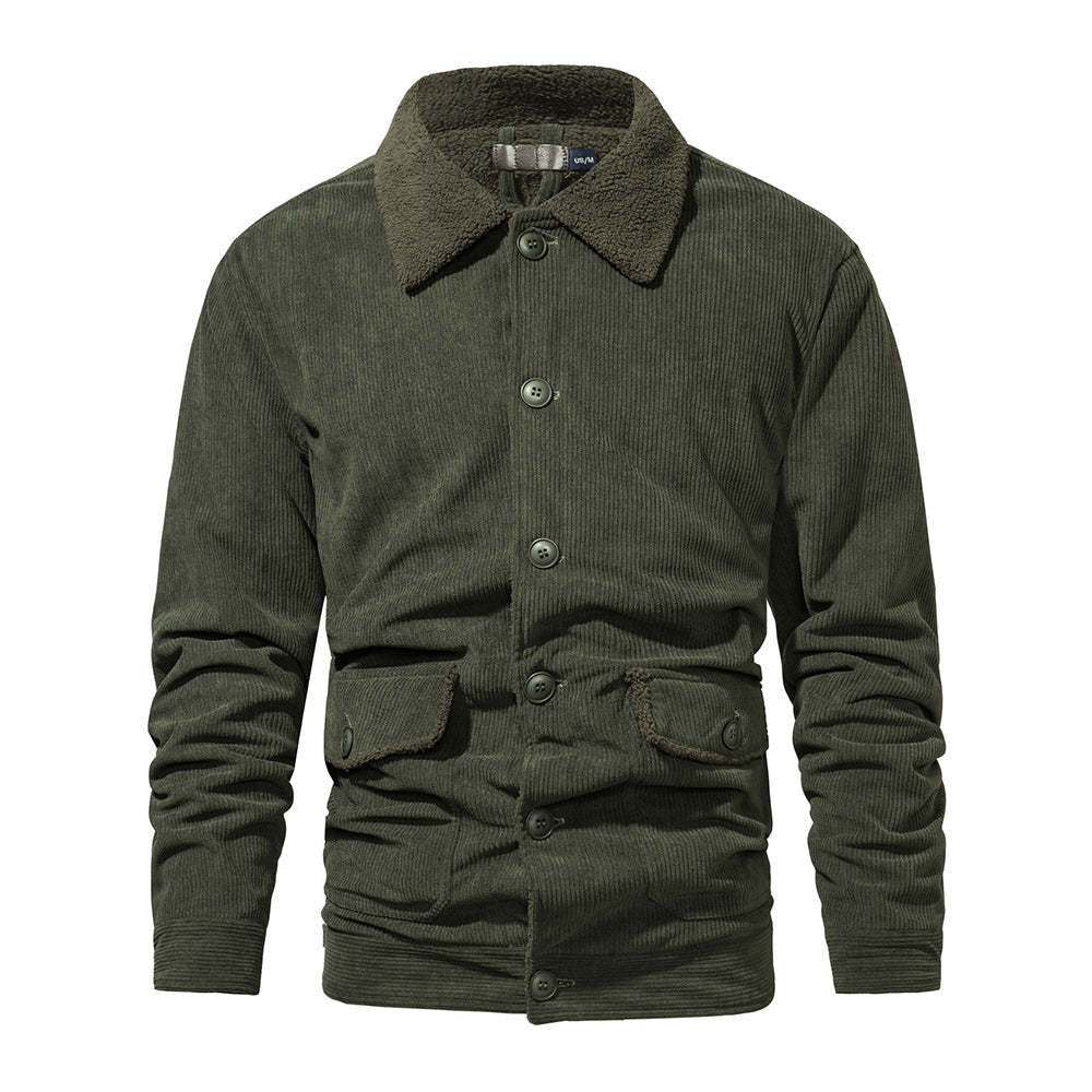 Men's Corduroy Sherlock Lapel Loose Jacket