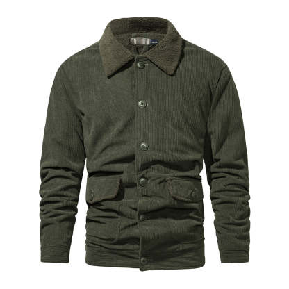 Men's Corduroy Sherlock Lapel Loose Jacket