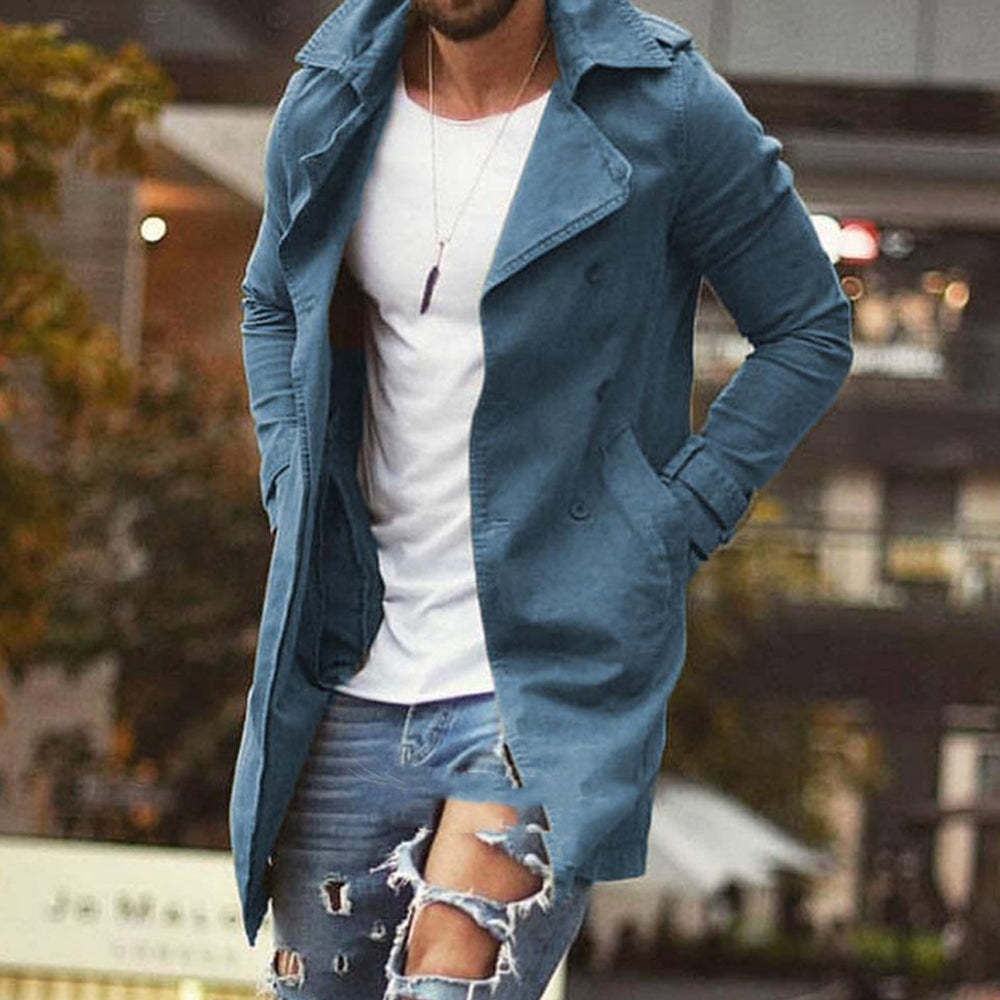 Men's Fashion Solid Color Thin Windbreaker