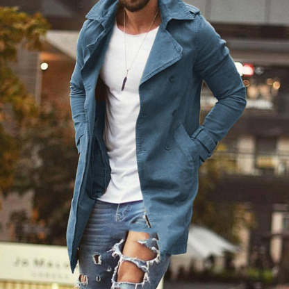 Men's Fashion Solid Color Thin Windbreaker