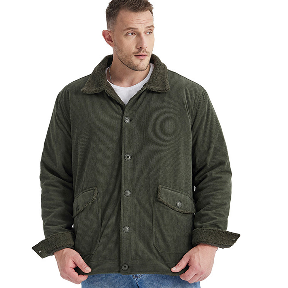 Men's Corduroy Sherlock Lapel Loose Jacket