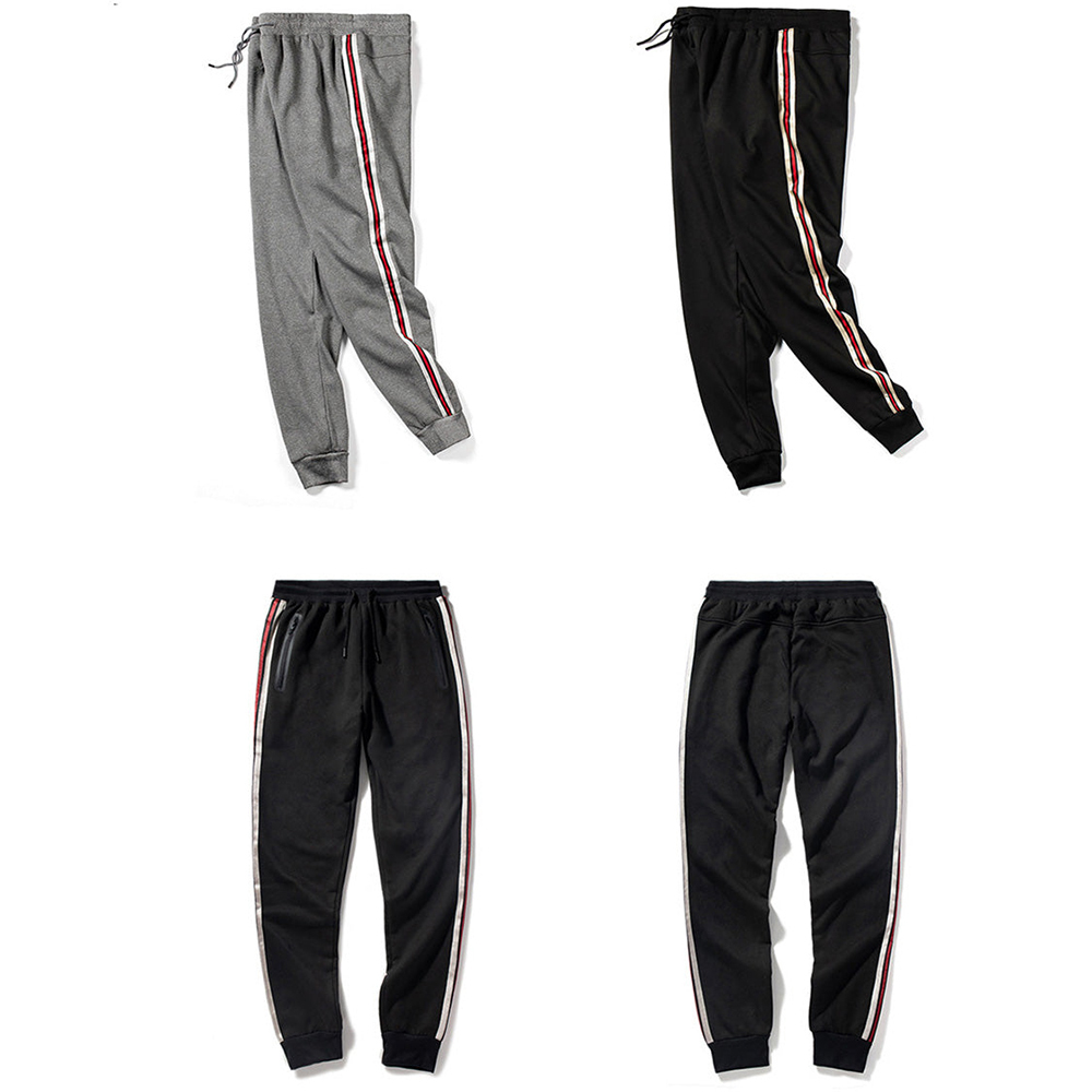 Men's Autumn and Winter Casual Fleece Sports Pants