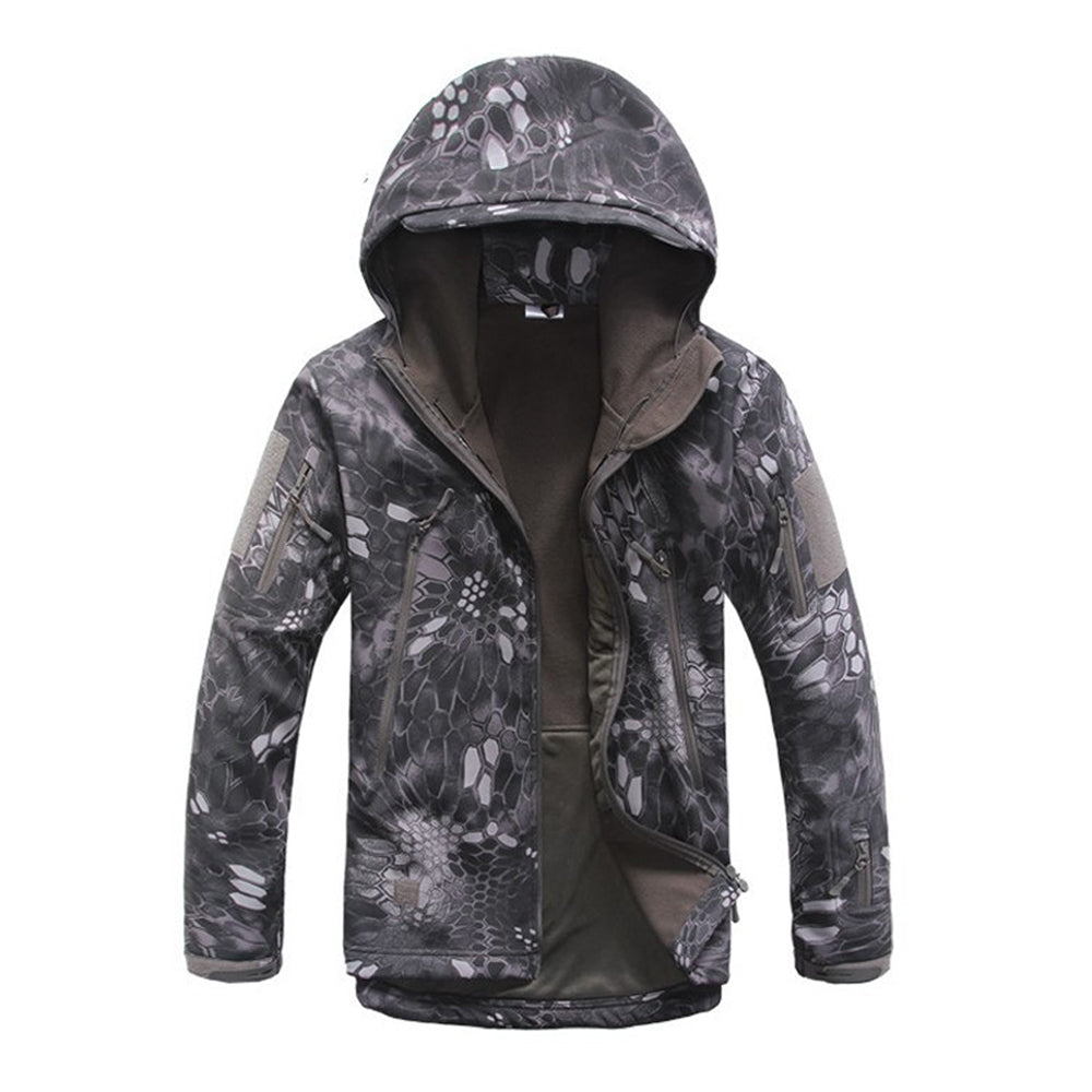 Men's fleece hooded jacket