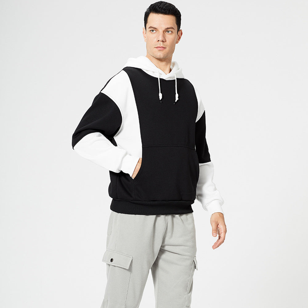 New Fashion Colorblock Men's Trendy Hoodie