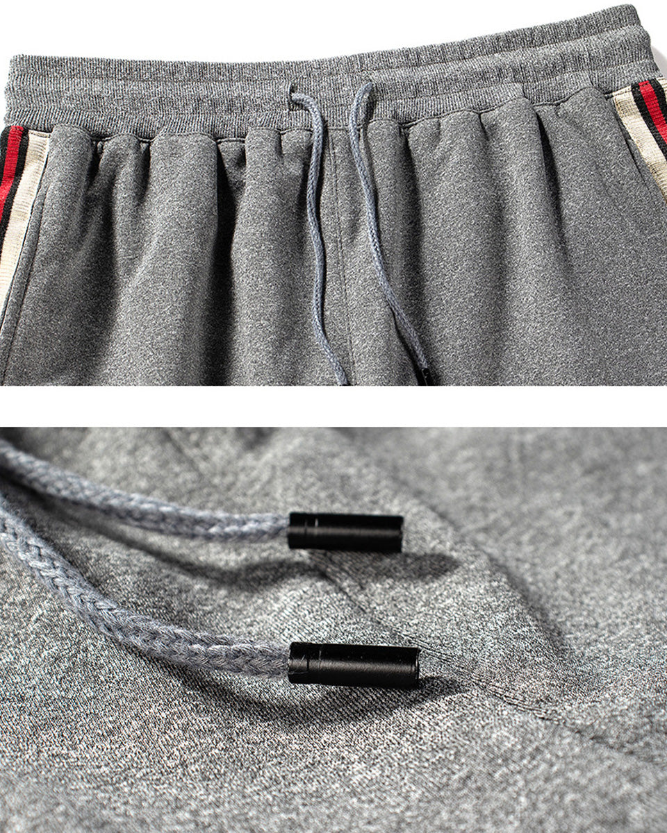 Men's Autumn and Winter Casual Fleece Sports Pants