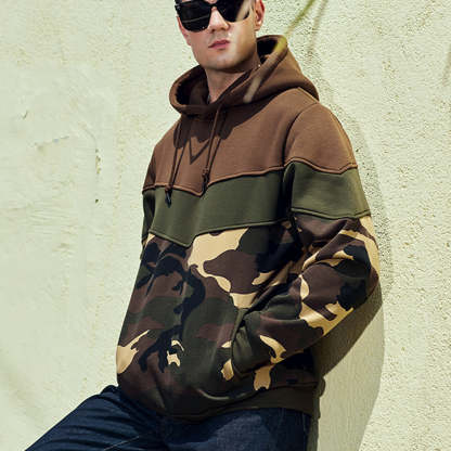 Couple's Fashion Colorblock Fleece Sweatshirt