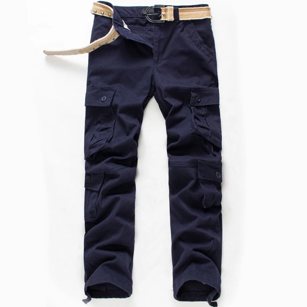 Men's Straight Casual Loose Cargo Pants