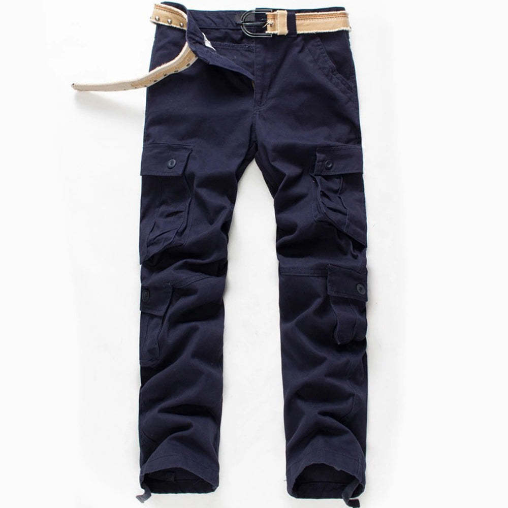 Men's Straight Casual Loose Cargo Pants