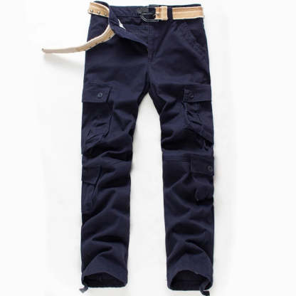 Men's Straight Casual Loose Cargo Pants