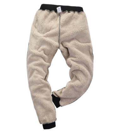 Men's Autumn and Winter Casual Fleece Sports Pants