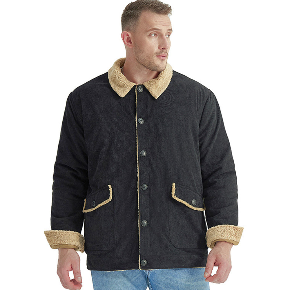 Men's Corduroy Sherlock Lapel Loose Jacket