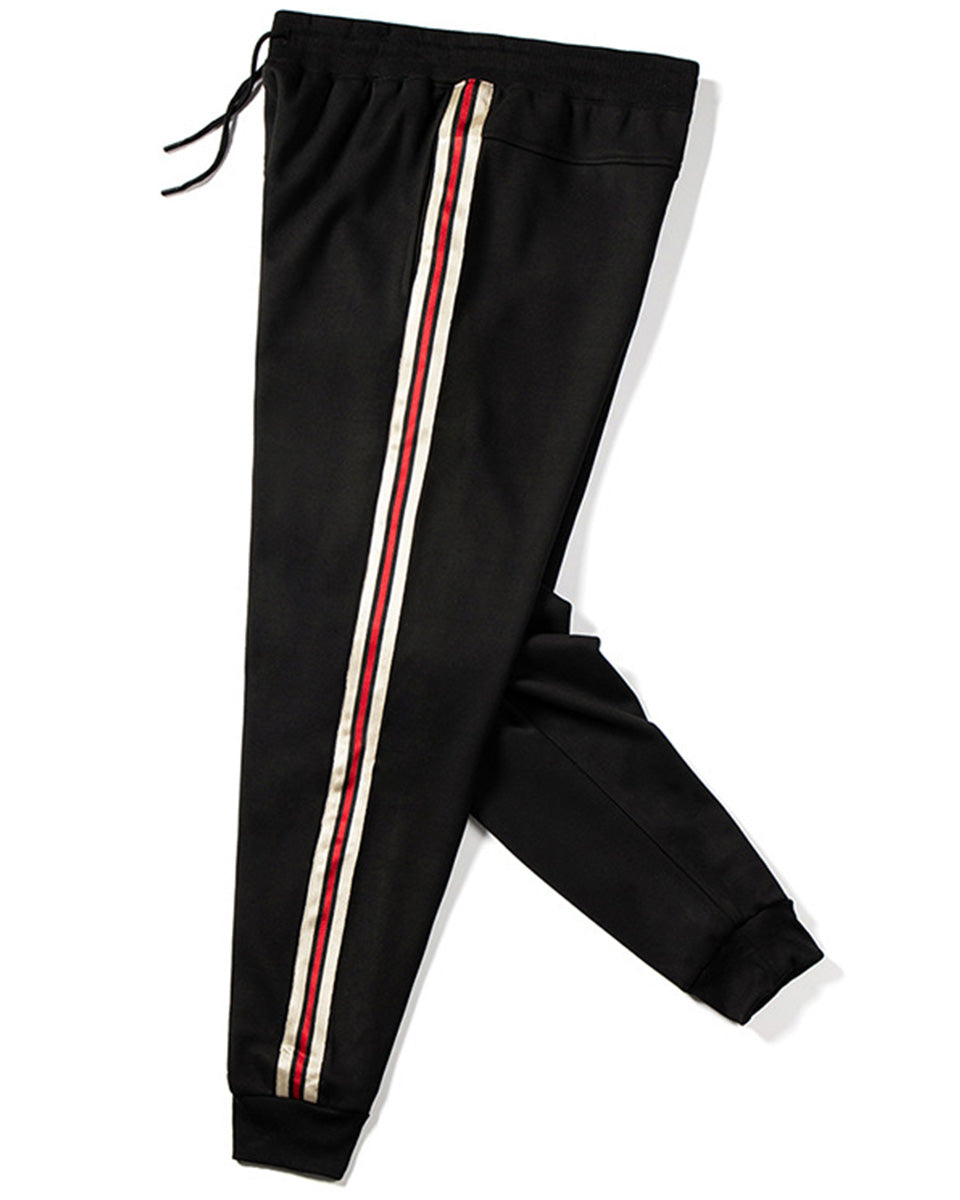 Men's Autumn and Winter Casual Fleece Sports Pants