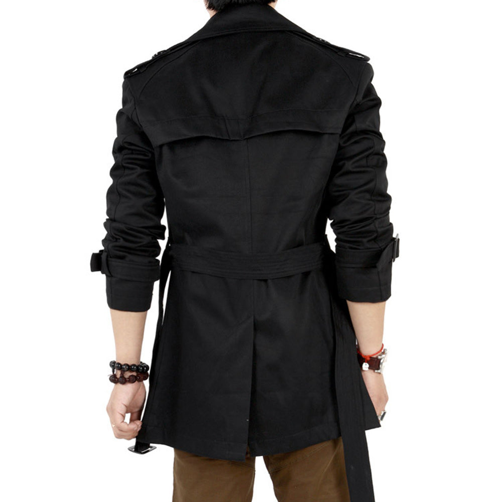 2022 New Men's Slim Solid Color Long Sleeve Windbreaker