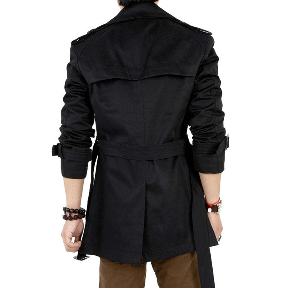 2022 New Men's Slim Solid Color Long Sleeve Windbreaker