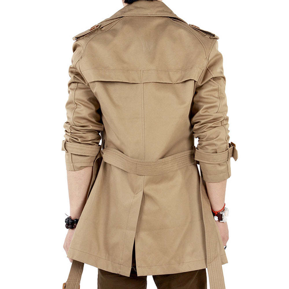 2022 New Men's Slim Solid Color Long Sleeve Windbreaker