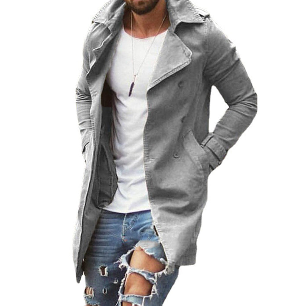 Men's Fashion Solid Color Thin Windbreaker